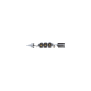 Pin 1909 Sterling Arrow with Yellow Topaz