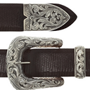 Red River 1806 Sterling Silver Buckle Set
