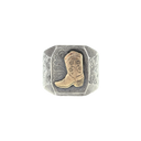 Ring 1809 Sterling with Gold Boot