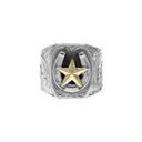 Ring 1816 Gold Star with Horseshoe