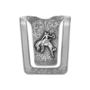 San Augustine 1801 Sterling Bronc Rider Money Clip