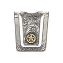 San Augustine 1815 Gold Star Engraved Money Clip