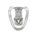 San Jacinto 1816 Gold Longhorn Money Clip