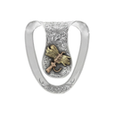 San Jacinto 1820 Sterling & Gold Fly Money Clip