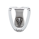 San Jacinto 1506 Sandblasted Sterling Silver Elephant Money Clip