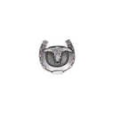 Slide 1501 Horseshoe with Longhorn Skull