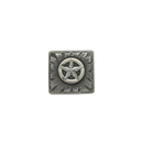 Slide 1834 Sterling Silver Square Concho with Star