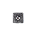 Slide 1835 Concho with Flower and Garnet