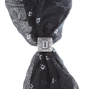 Slide 1888 Sterling Engraved Square with Initial