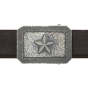 Starr 1811 Sterling Silver Star Trophy Belt Buckle