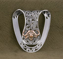 San Jacinto 2006 Filigree Rose Gold Cape Buffalo Money Clip