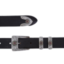 Taylor 1841 Sterling & Ruby Dress Buckle Set
