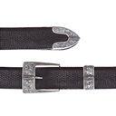 Taylor 1886 Sterling Buckle Set with Gold Bars and Black Diamonds