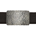 Zapata 1409 Sterling Silver Hand-Hammered Trophy Buckle