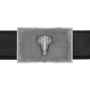 Zavala 1603 Wheatgrass Trophy Buckle with Sterling Buffalo