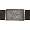 Zapata 1843 Sterling Wheatgrass Engraved Trophy Buckle