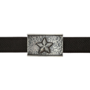 Zavala 1414 Hammered Sterling Lone Star Trophy Buckle