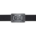 Zavala 1415 Sterling Hammered Initial Trophy Buckle