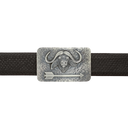 Zavala 1416 Sterling Cape Buffalo & Arrow Trophy Buckle