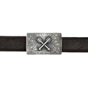 Zavala 1834 Sterling Silver Crossed Arrows Trophy Buckle