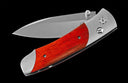 A-Series A200-7 Titanium pocket knife with stainless blade and cocobolo wood