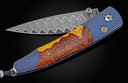 B10 Lancet 'Desert Blues' Titanium Pocketknife with Desert Ironwood Limited Edition