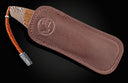 B12 Spearpoint 'Fighting Spirit' Hand-forged mokume gane folding knife with USS California wood Limited Edition