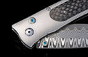 B30 Gentac 'Centrifuge' Titanium and Carbon Fiber Pocketknife Limited Edition