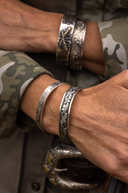bracelets on wrists