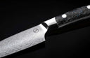 Orb Blue Kultro Pro Steak Knife Set with Black Walnut Display
