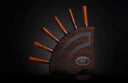 Clint Orms William Henry steak knives — ironwood and walnut handles