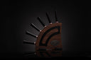 Ebony Kultro Gourmet Steak Knife Set with Black Walnut Display