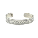 Bracelet 1906 Sterling Silver Single Leaf Engraved