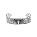 Bracelet 1813 Texas Longhorns & Scroll Engraving