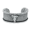 Bracelet 1605 Silver Elephant Wheatgrass Engraved