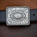 Crane 1809 Sterling Silver Concha Trophy Buckle