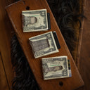 San Augustine 1800 Large Sterling Silver Engraved Money Clip