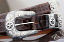 Pecos 1828 Sterling Buckle Set 1" Buckle- Clint Orms