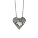 Pendant 1831 Sterling Heart of Texas Pendant