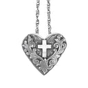 Pendant 1805 Sterling Heart & Cross Pendant