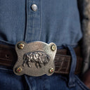 Washington 1806 Sterling American Bison Trophy Buckle