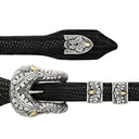 Dawson 1840 Sterling & Gold Acorn Buckle Set