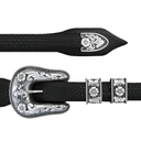 Duval 1830 Ranger Buckle Set with Bronc Rider