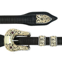 Duval 1803 Sterling Silver & Gold Buckle Set
