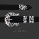 Pecos 2067 Bronc Rider Buckle Set