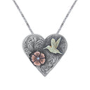Pendant 1822 Hummingbird & Flower